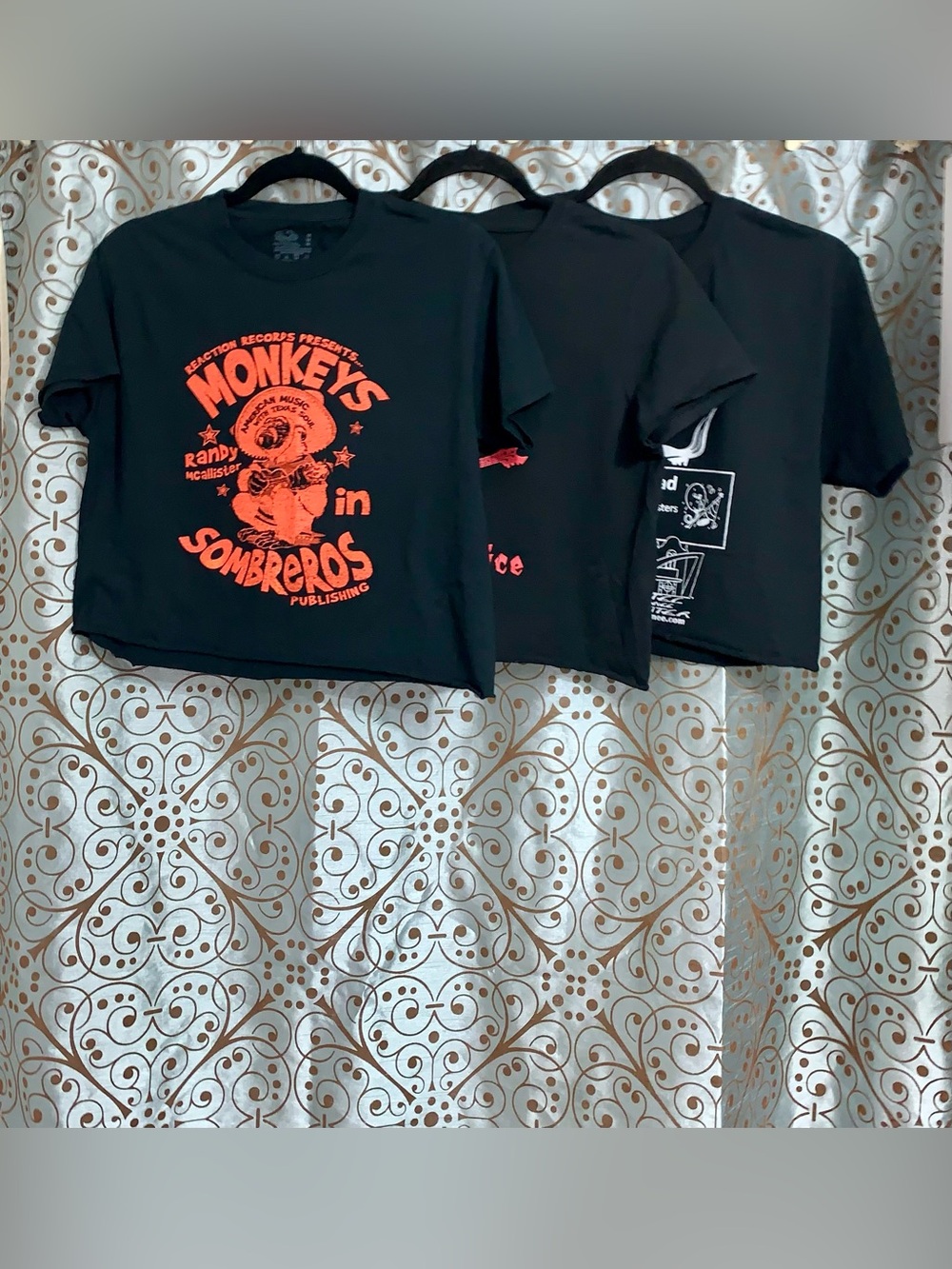 (3) Women’s Medium Cut-Off Concert Tee’s